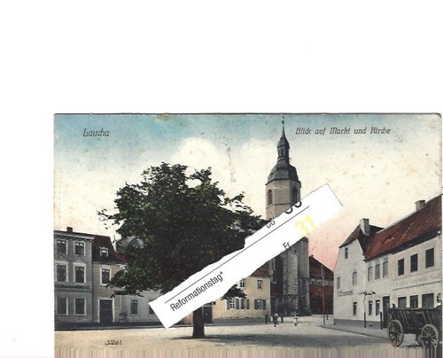 Laucha handcoloriert 1918