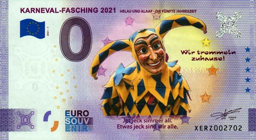 Null euro schein - schein, 0