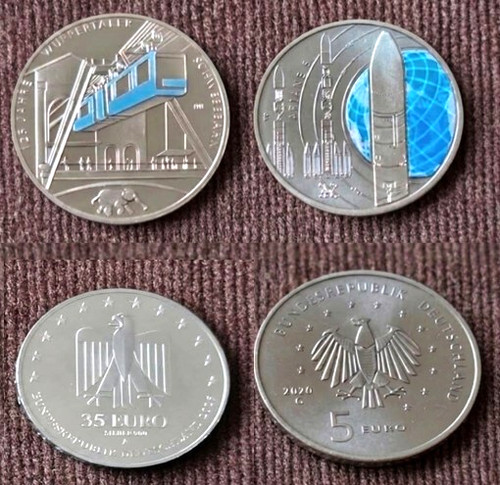 Colorierte - €, „
