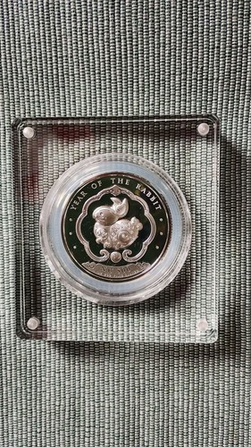 Silbermünze 999 bhutan - ,,
