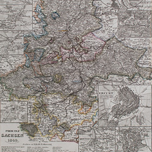 Provinz sachsen 1849 alte - provinz,