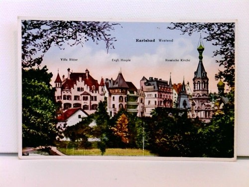Karlsbad westend villa - ak, karlsbad,
