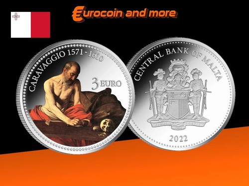 Euro malta 2022 caravaggio - euro,