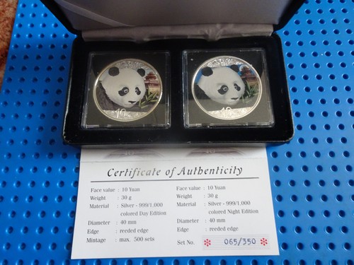 Silber china panda day - silber,