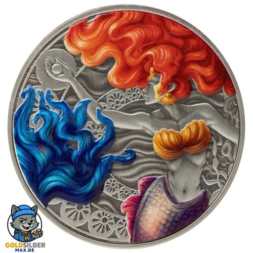 Unze silber mermaid - silber,