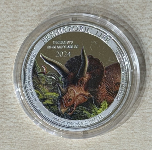 Silber coloriert - 1, oz