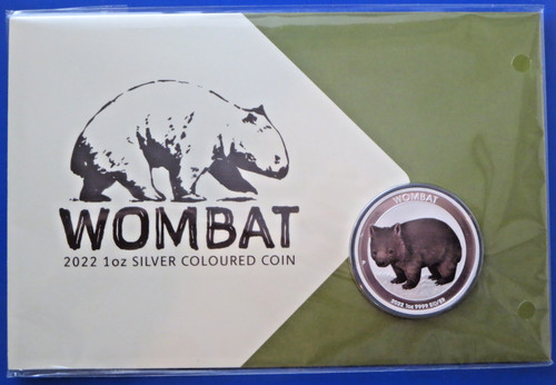 1oz silber wombat 2022 - silber,
