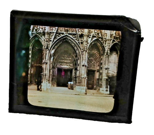 Antikes glasdia laterna magica - antikes,