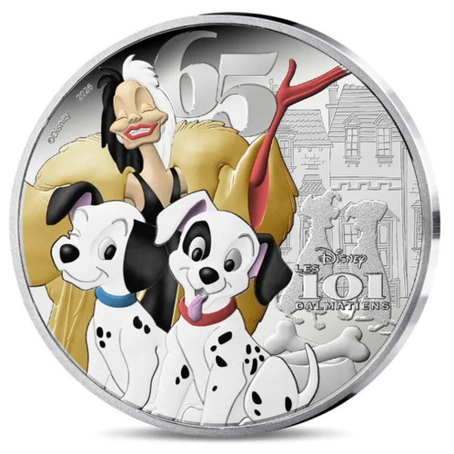 Euro 101 dalmatiner silber - 10,