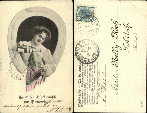 Namenstag frau schenkt - frau, sekt