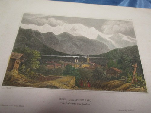 Druck 1860 der montblanc - 1860,