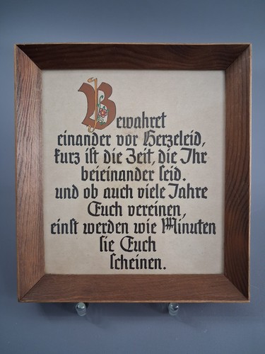 Altes spruchbild 1955 - spruchbild,