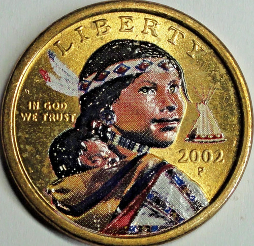 Usa sacagawea dollar 2002 - usa,