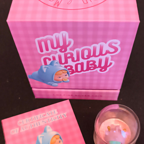 Curious baby oz silber - curious,